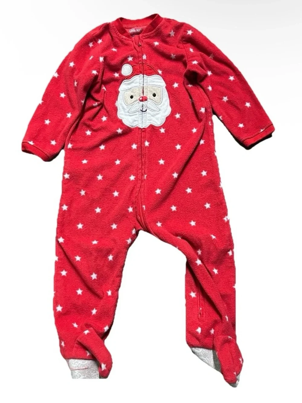 Toddler Christmas Holiday Winter Fleece Pajamas Size 12-18 Months
